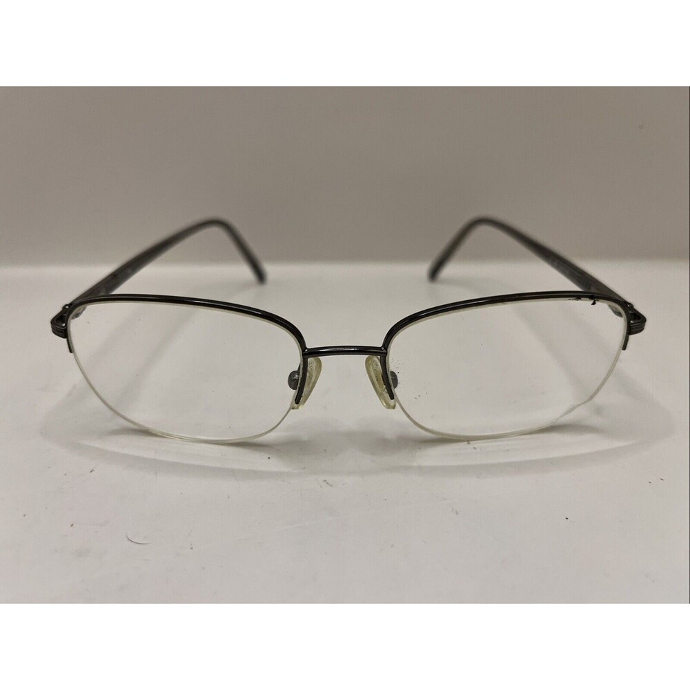 Viva Eyeglasses 211 GRY Half Rim Designer Frames Only Grey 53-17-145